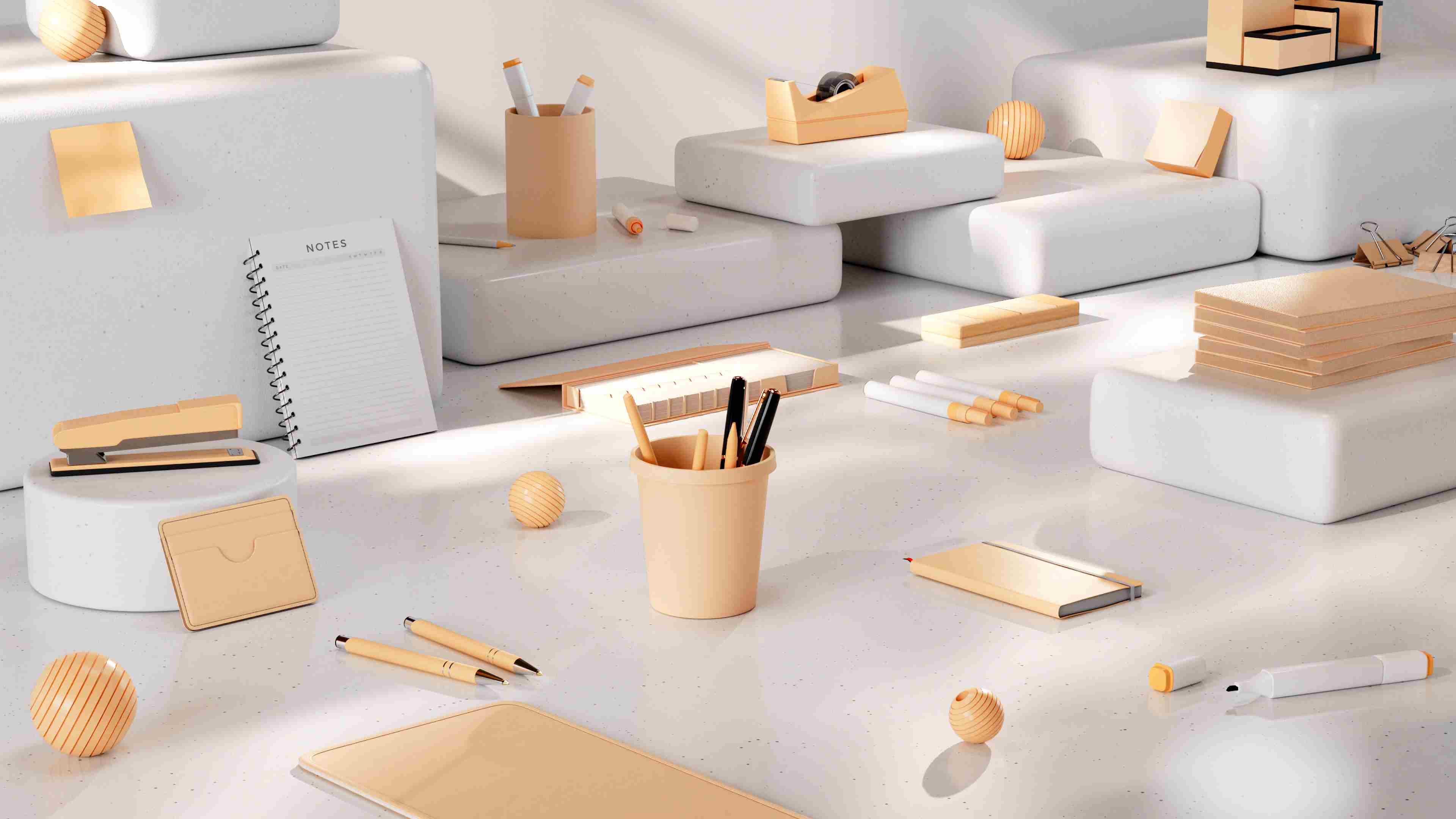 3D Stationery Collection